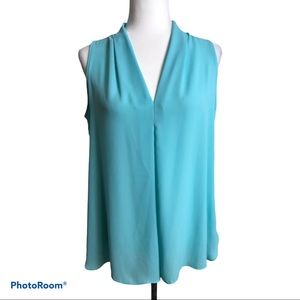 Joseph Ribkoff Blue Sleeveless Blouse.  Sz 10